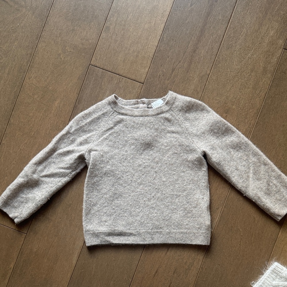 H&M Light Brown Knit Sweater